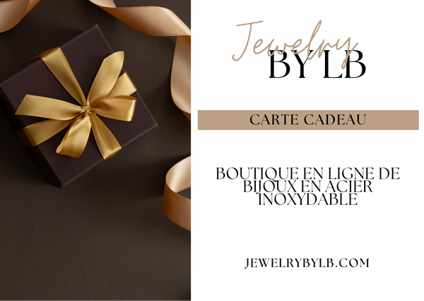 Carte cadeau Jewelry by LB